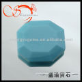big size blue irregular pendent glass gemstones(GLSP-32X35mm)